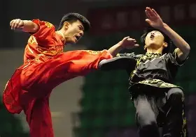 开云体育在线-武术比赛选手刚毅果敢称霸赛场